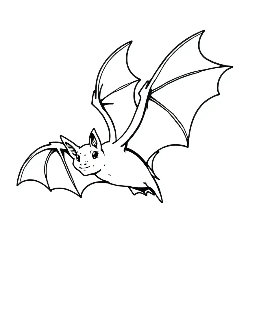 Bat in Flight
