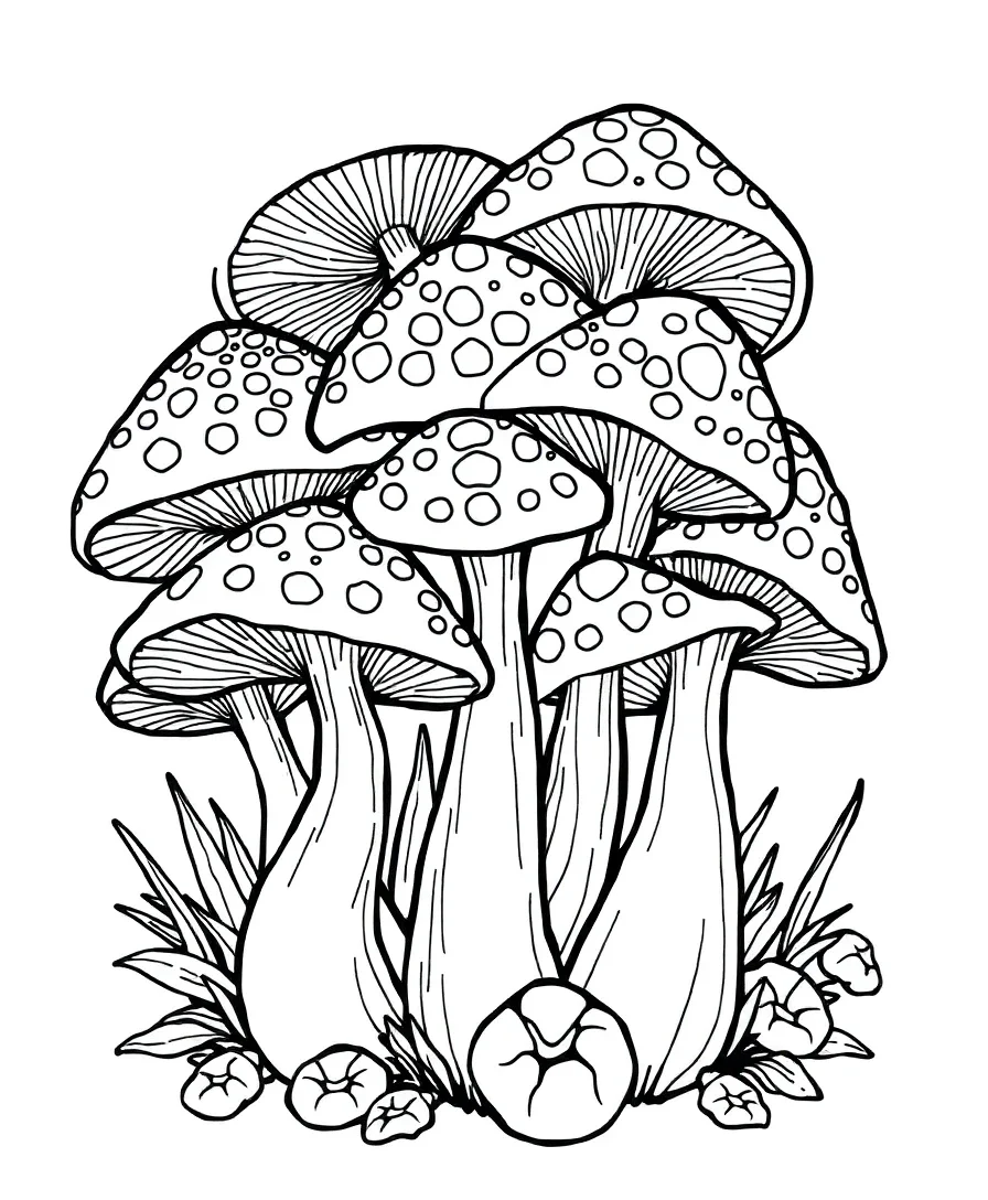 Delicate Mushrooms