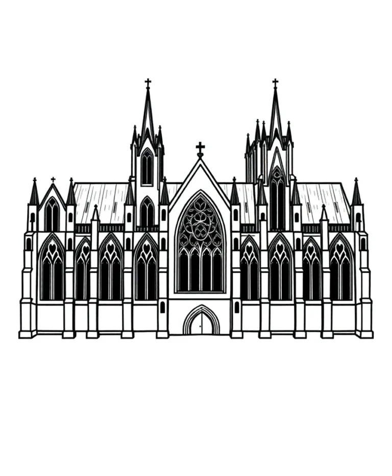 15 Intricate Gothic Coloring Pages for Adults