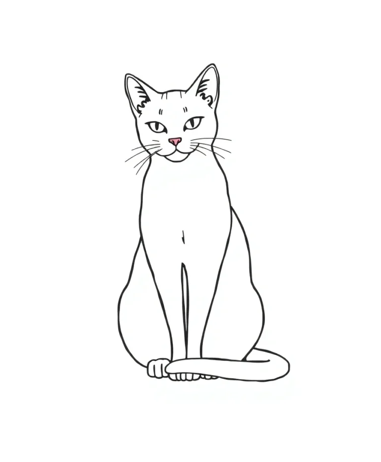 15 Captivating Cat Coloring Page Designs for Line Art Lovers