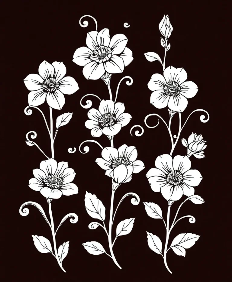 15 Elegant Bookmark Coloring Pages for Line Art Enthusiasts