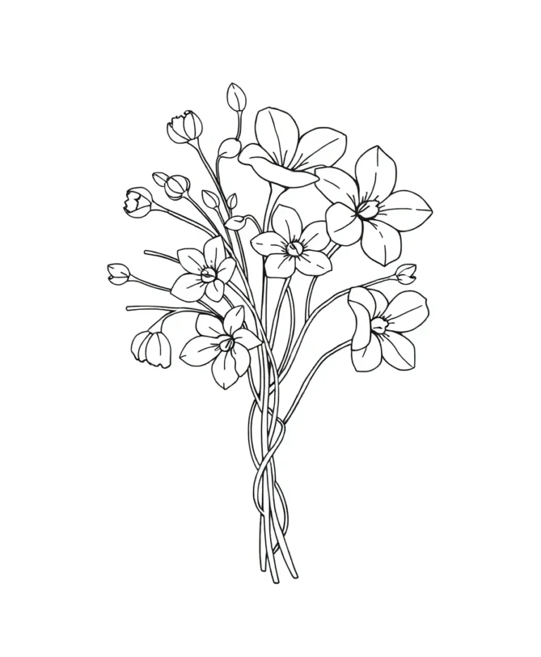 15 Elegant Coquette Coloring Page Designs for Line Art Lovers