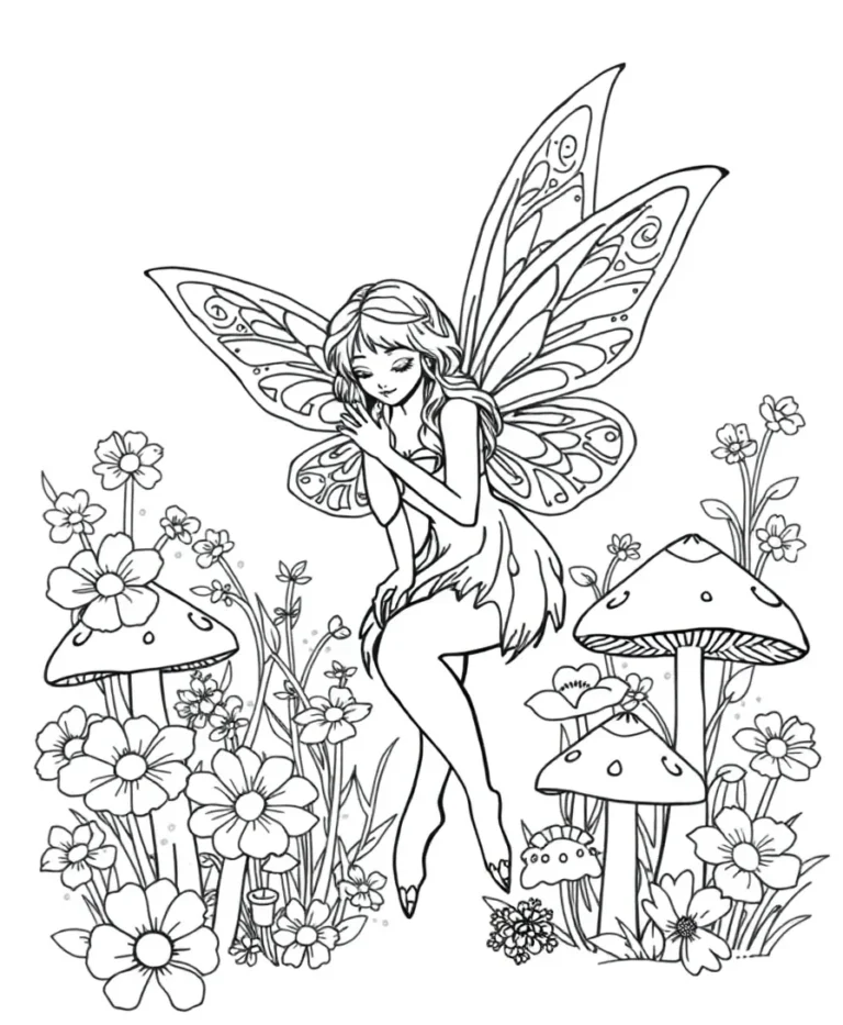 15 Captivating Coloring Pages for Girls: A Journey in Line Art
