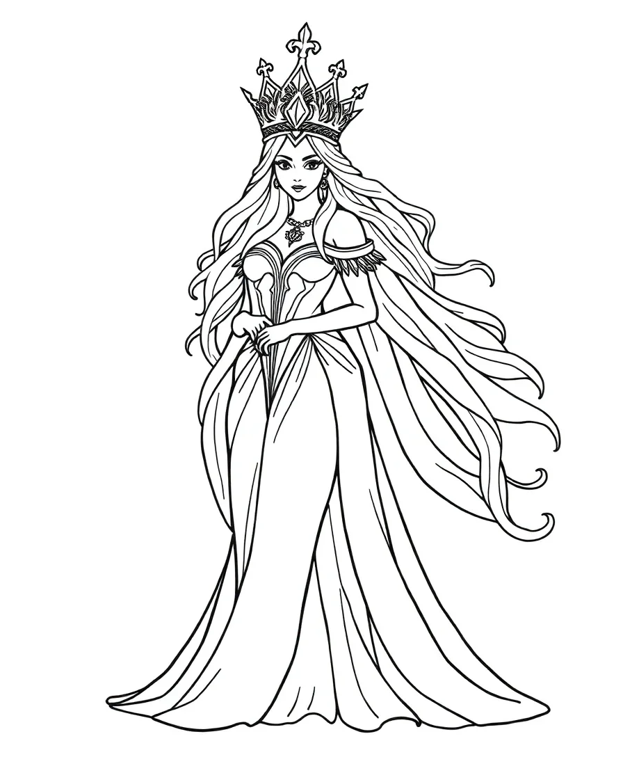 Elegant Ice Queen