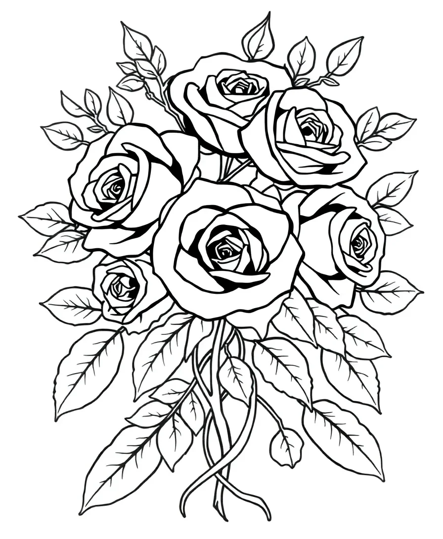 Delicate Floral Corners