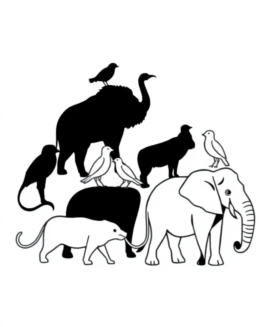 Majestic Animal Silhouettes