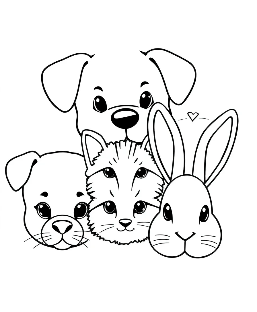 Charming Animal Faces