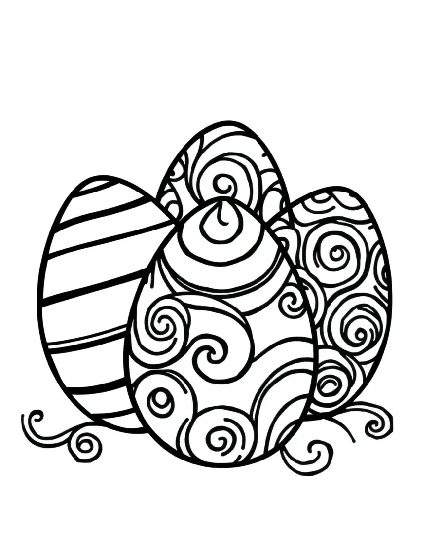Traditional Easter Egg Patterns