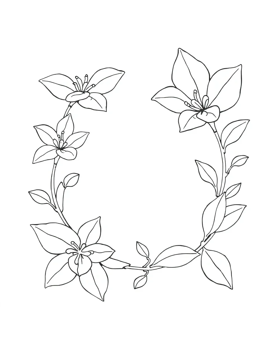 Delicate Floral Corner
