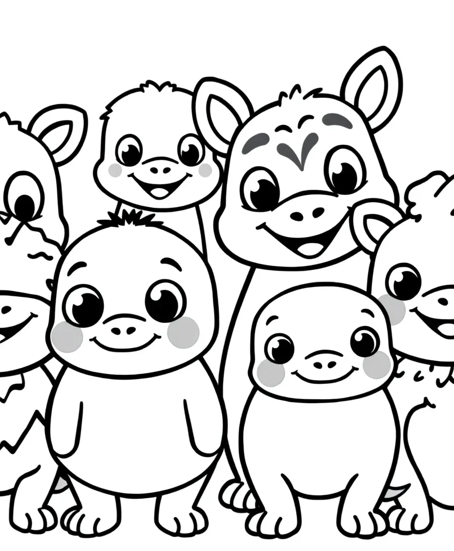 Charming Kawaii Animals