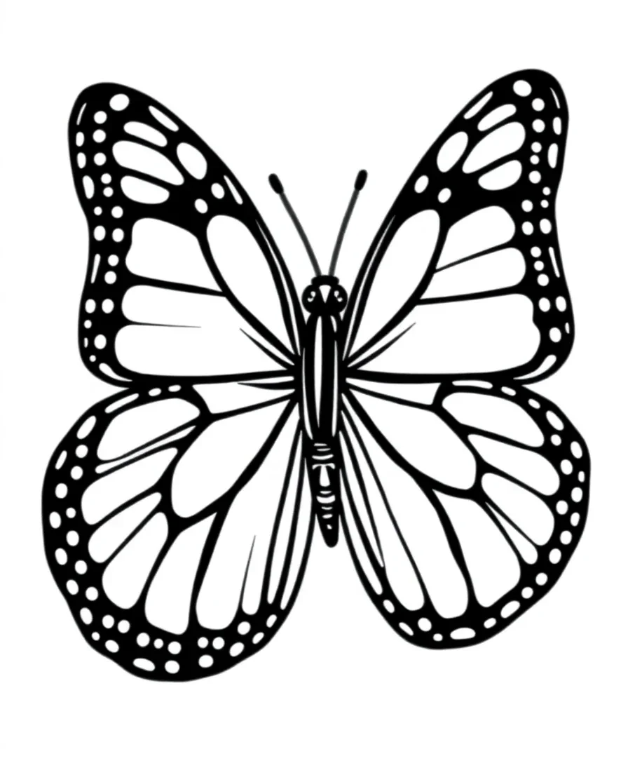 Delicate Monarch Butterfly