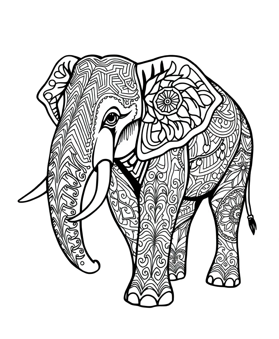Majestic Elephant Patterns