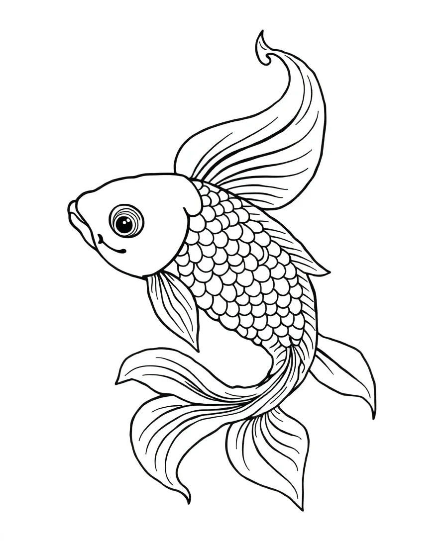 Majestic Koi Fish