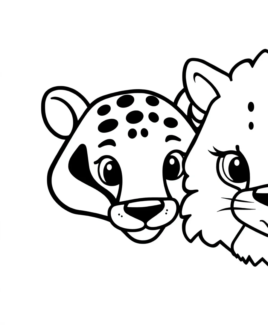 Whimsical Animal Faces