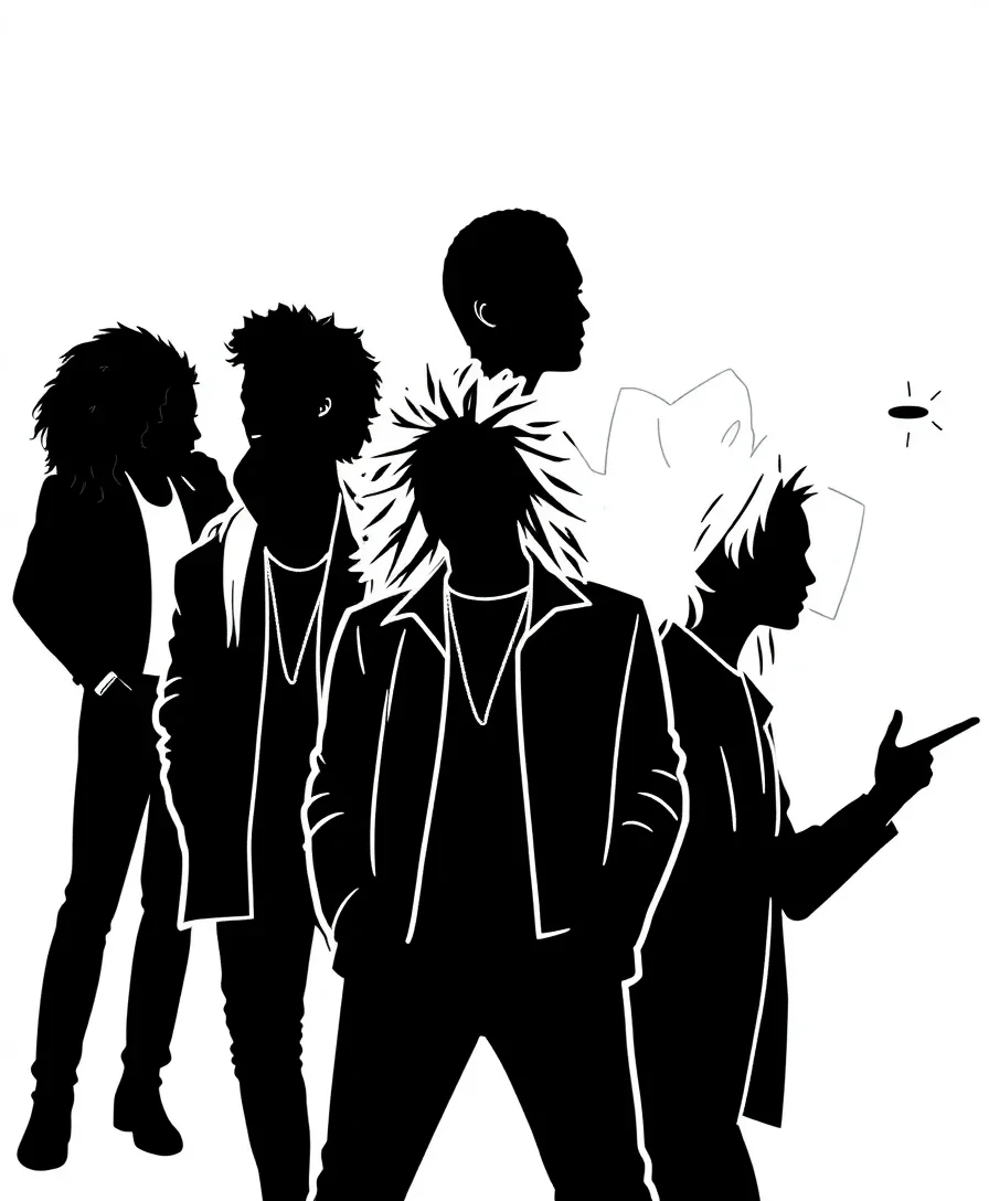 Pop Star Silhouettes