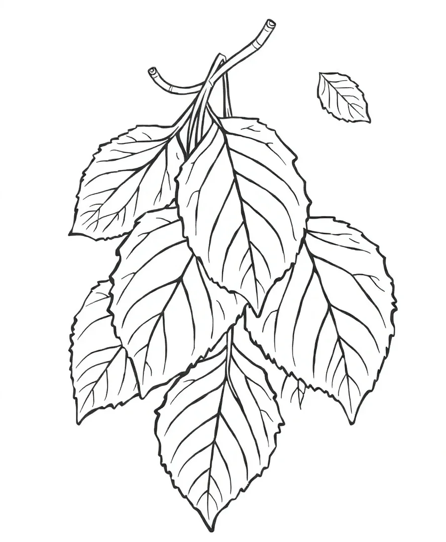 Graceful Falling Leaves
