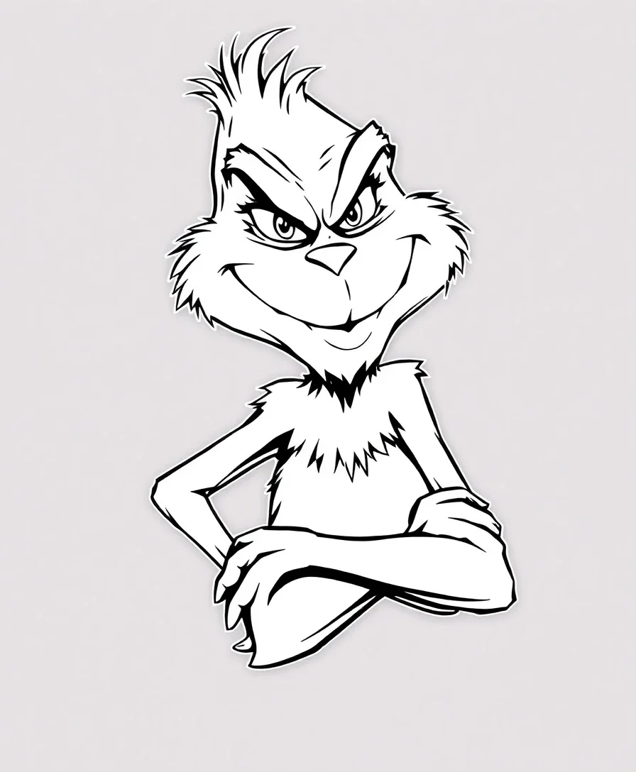 Classic Grinch Pose