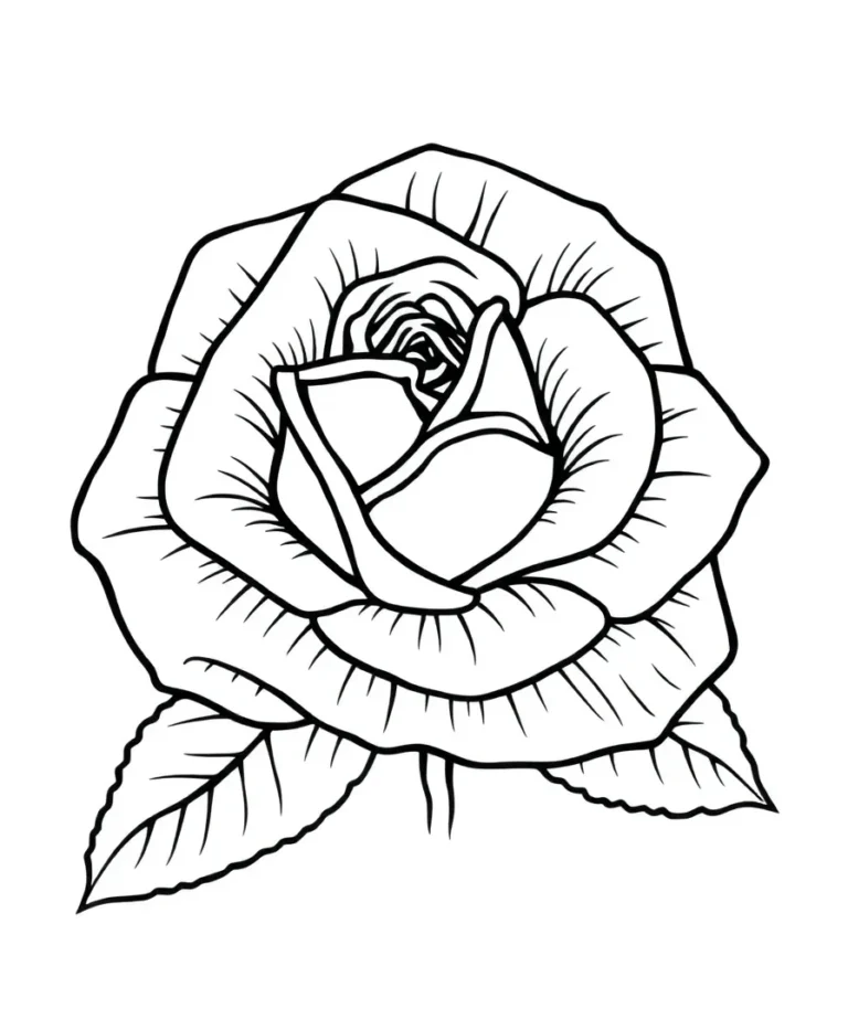 10 Stunning Flowers Coloring Pages for Creative Inspiration