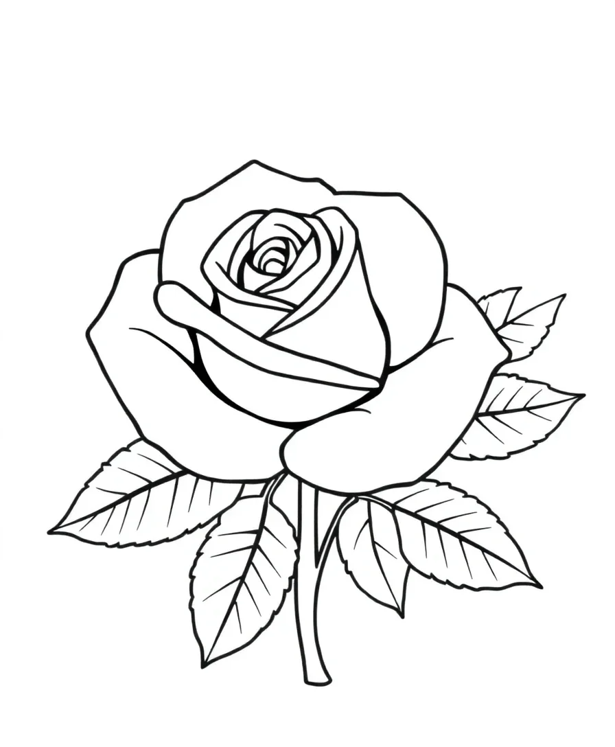 Elegant Rose Design