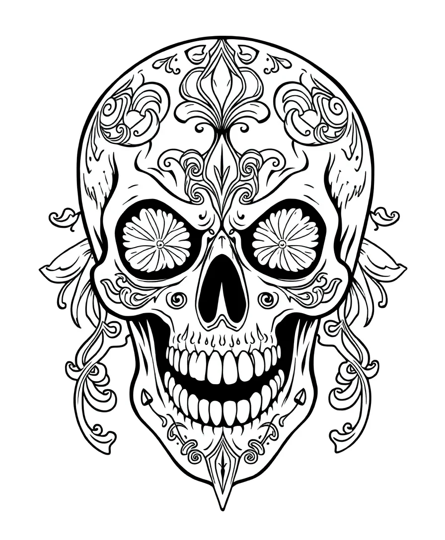 Gothic Skull Design