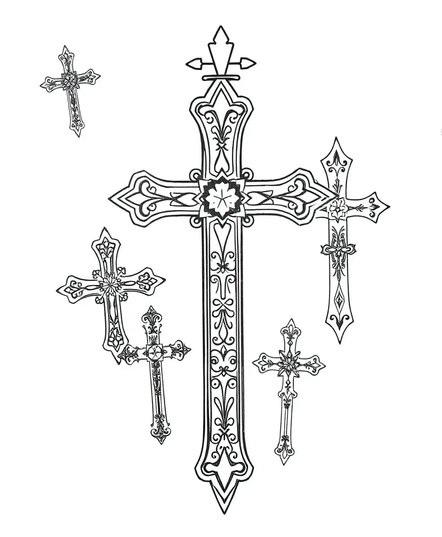 Graceful Cross Designs