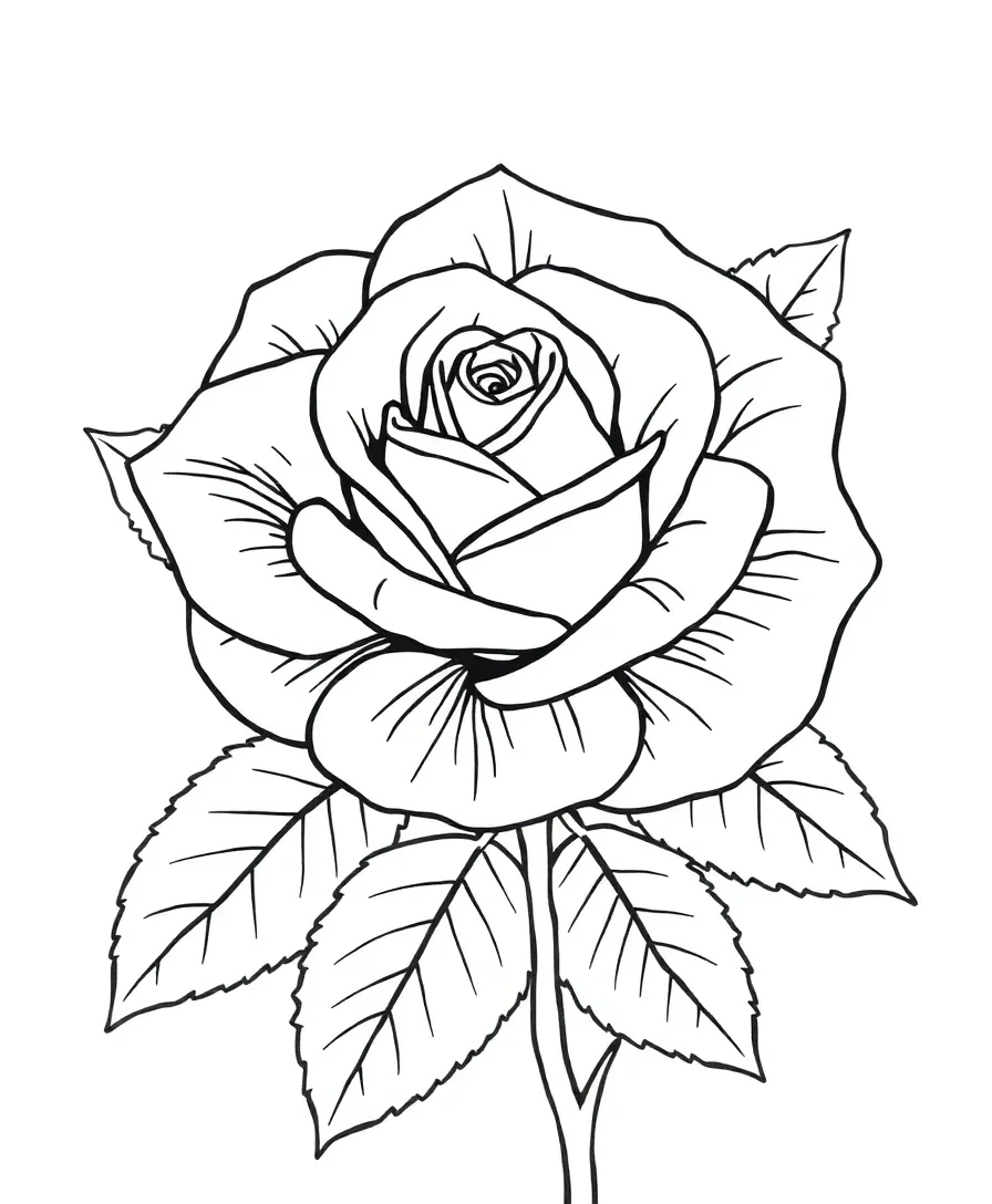 Elegant Rose Blooms