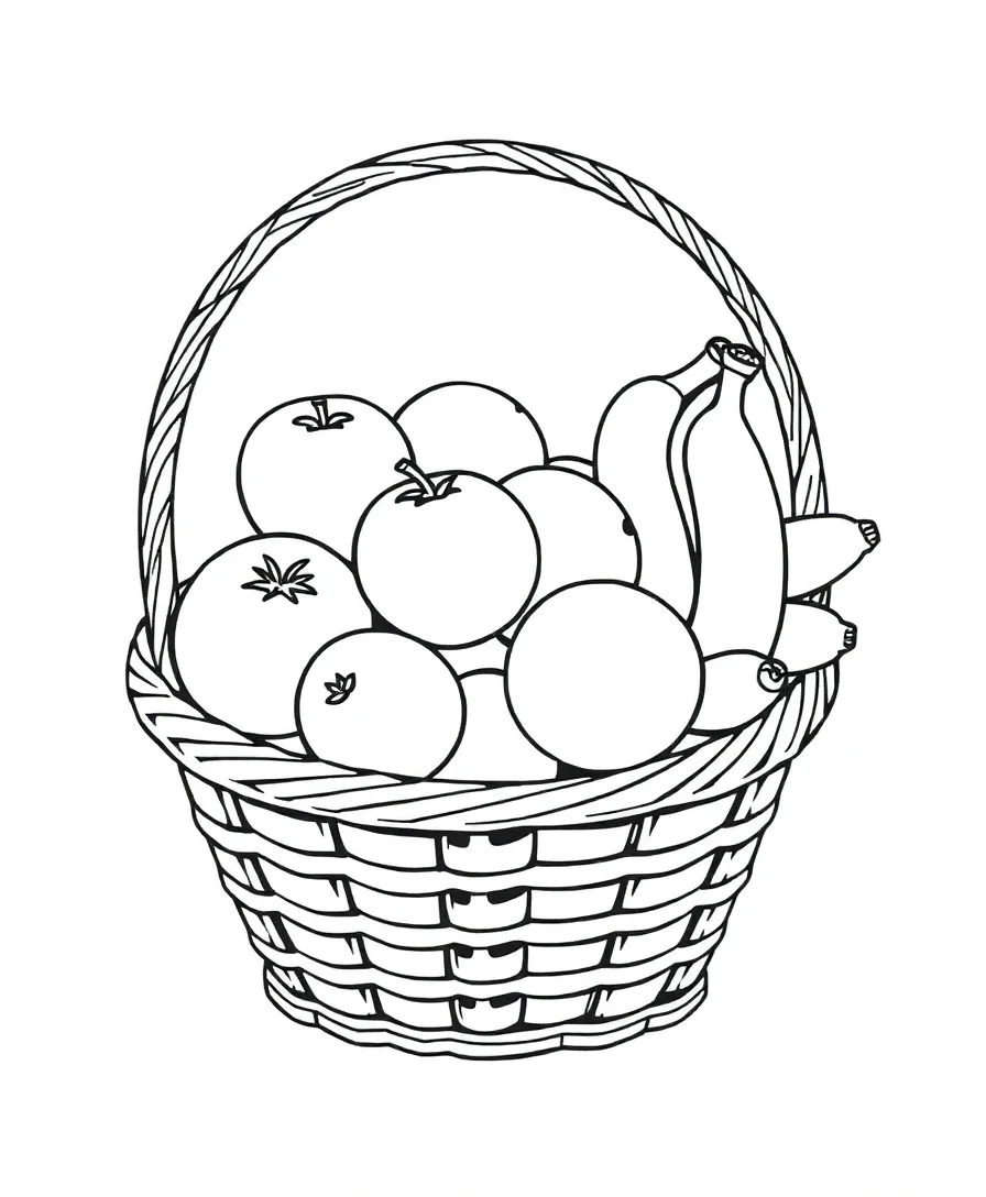 Intricate Fruit Basket