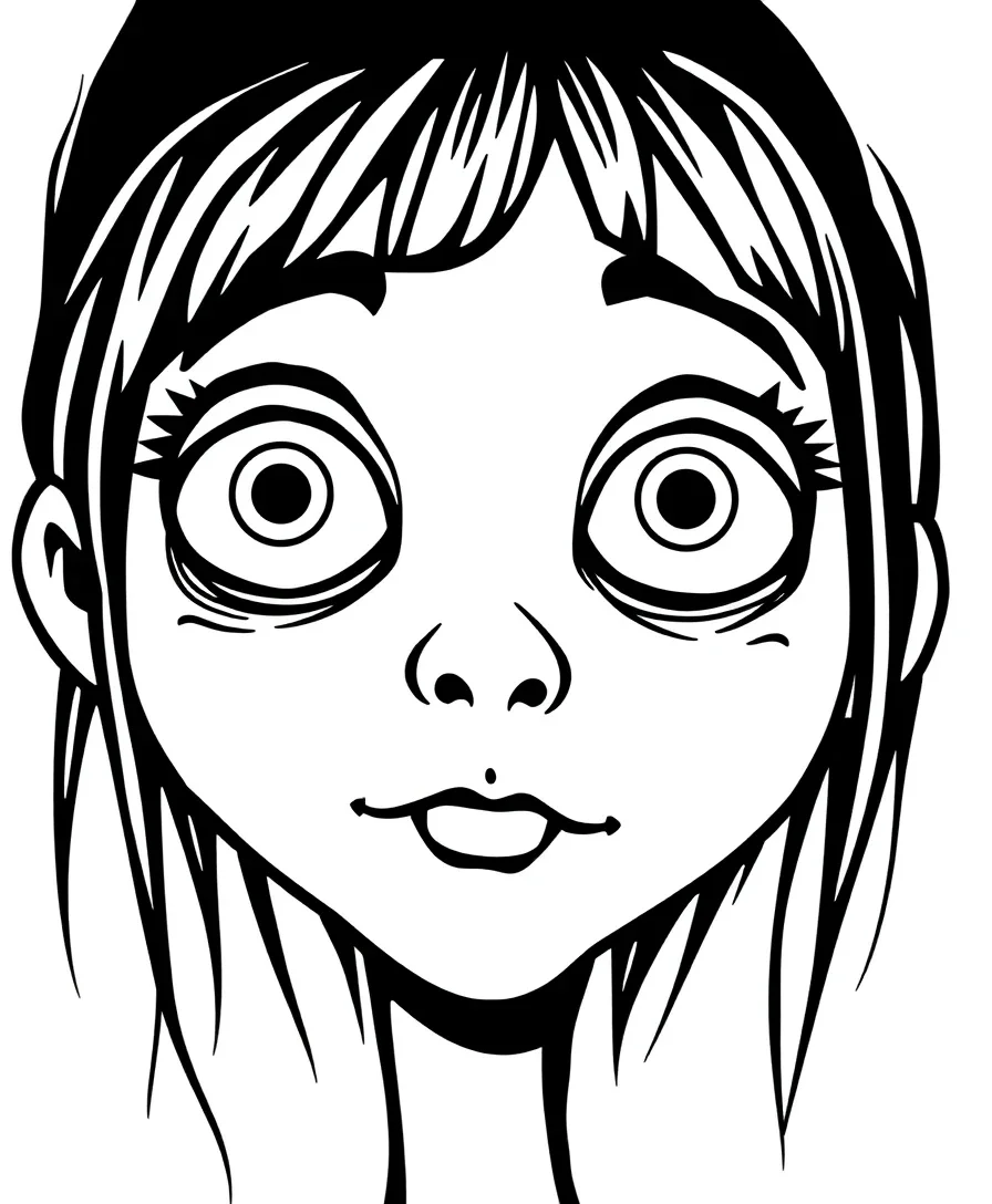 Coraline's Curious Expression
