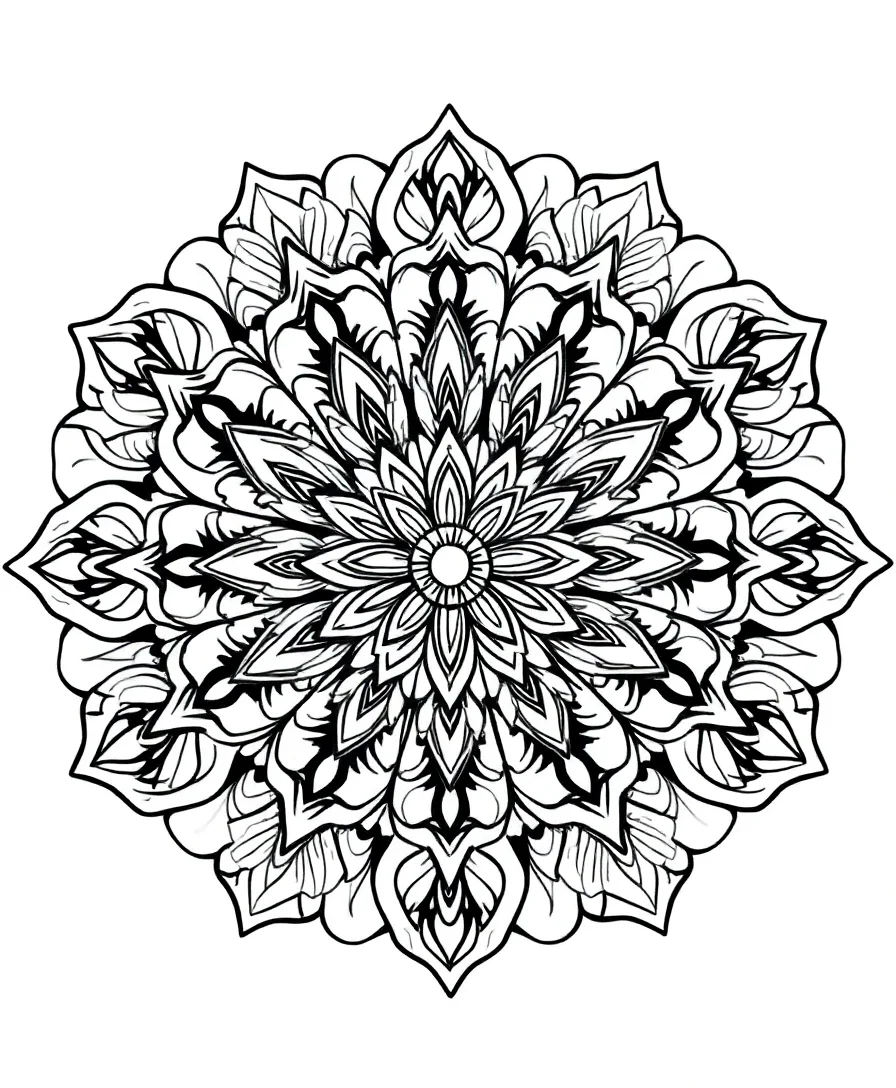 Elegant Floral Mandalas