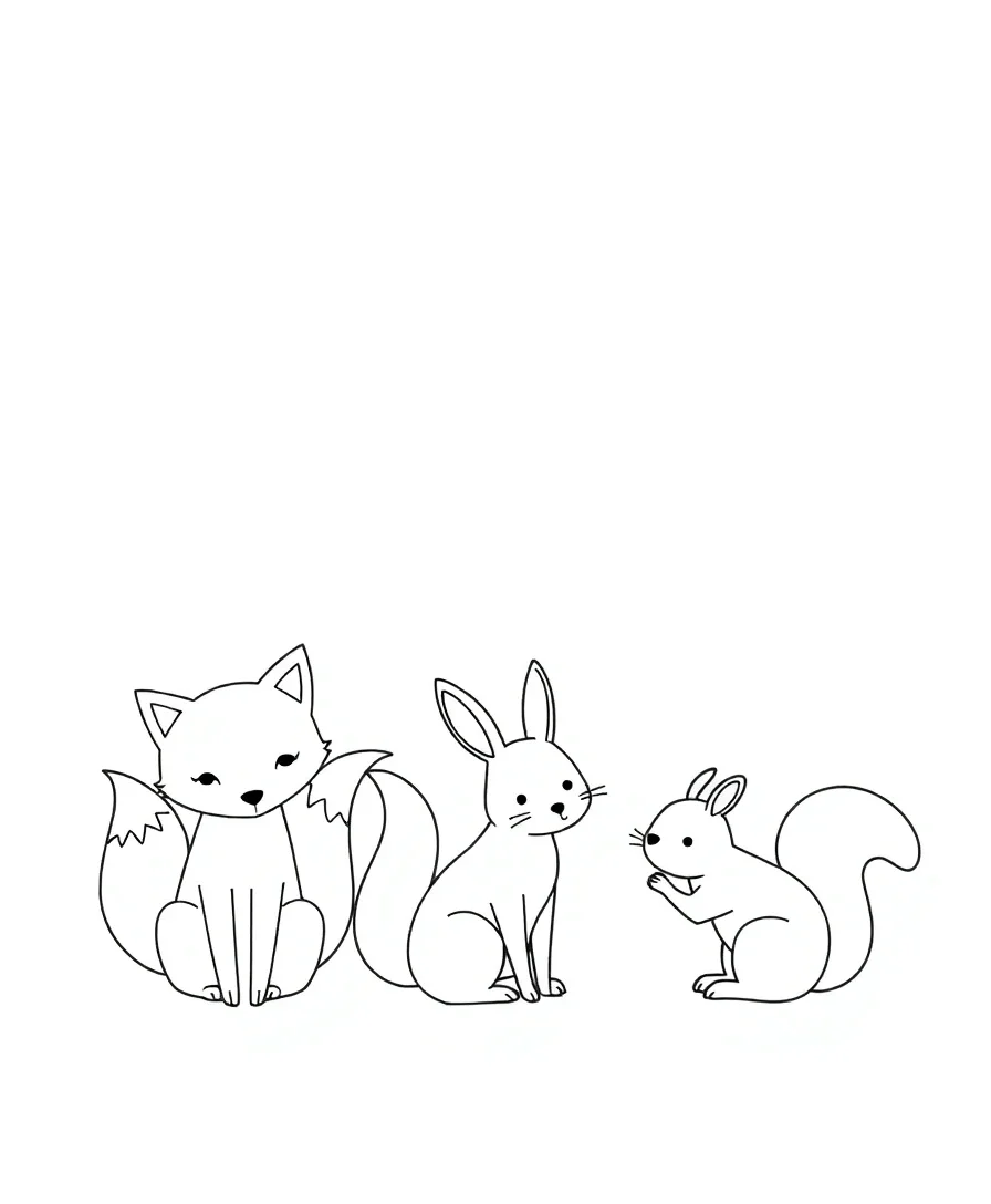 Charming Forest Creatures