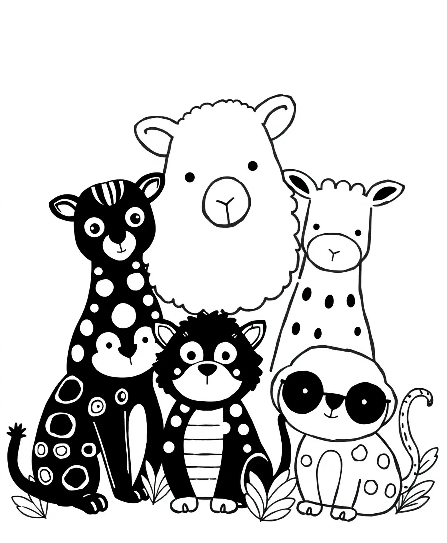 Whimsical Animal Wonderland
