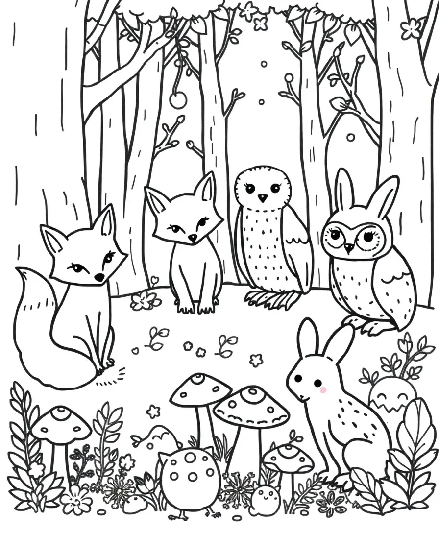 Whimsical Woodland Creatures