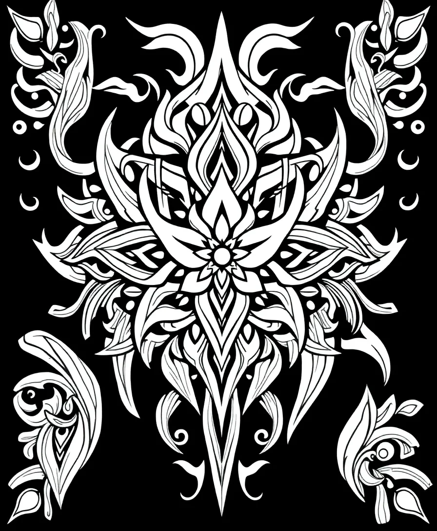 Techno Tribal Patterns