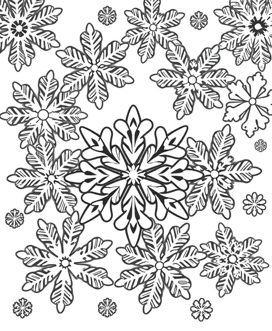 Intricate Snowflakes
