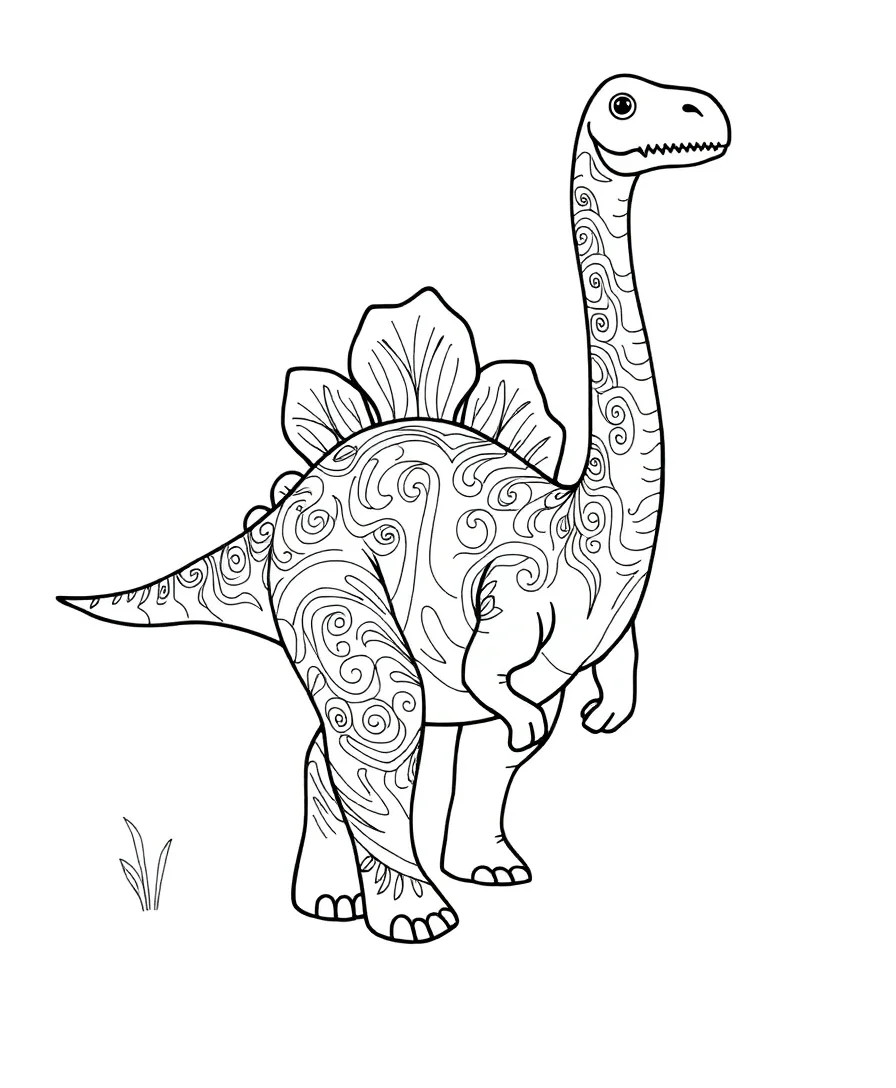 Graceful Brontosaurus Patterns