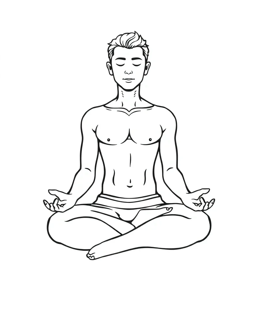 Mystical Figure in Meditation