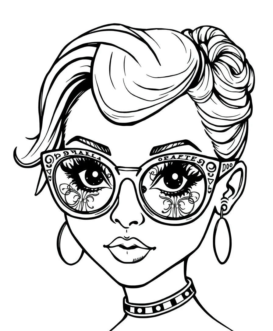 Chloe's Intricate Glasses