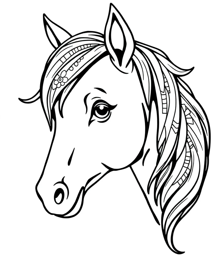 Intricate Mane Patterns