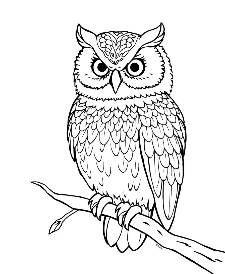 Majestic Woodland Owls