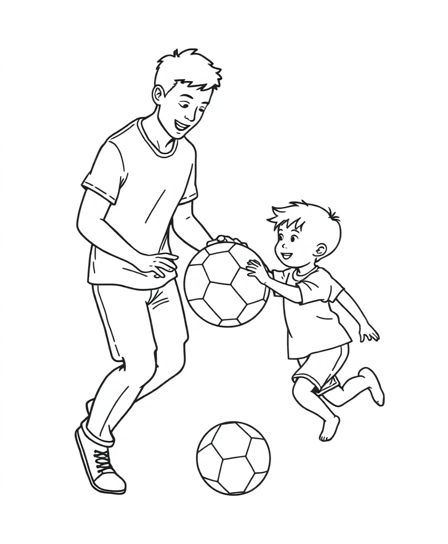 Playful Parent-Child Scenes