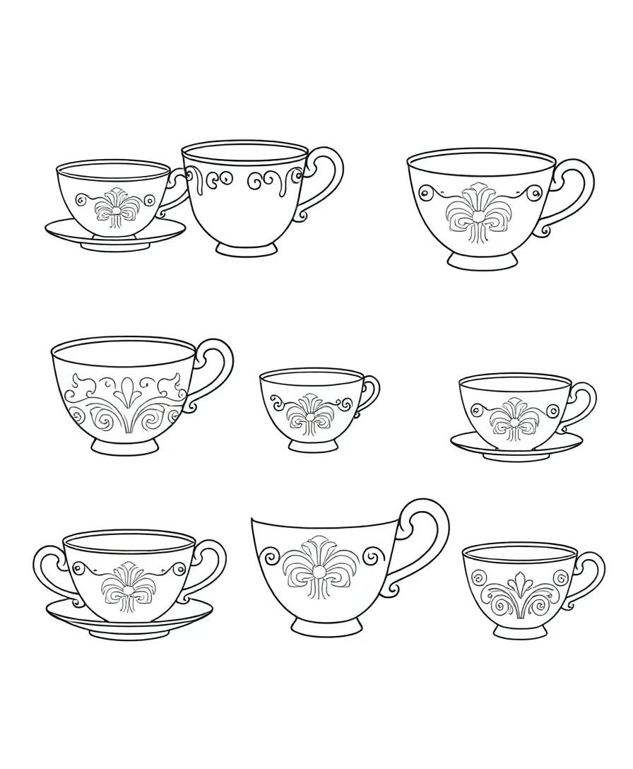 Charming Teacup Collection