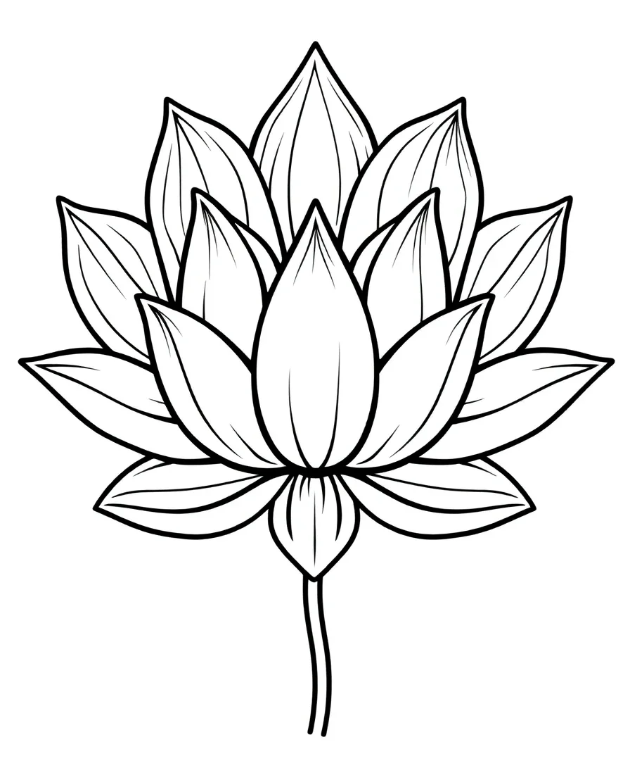 Intricate Lotus Blossom