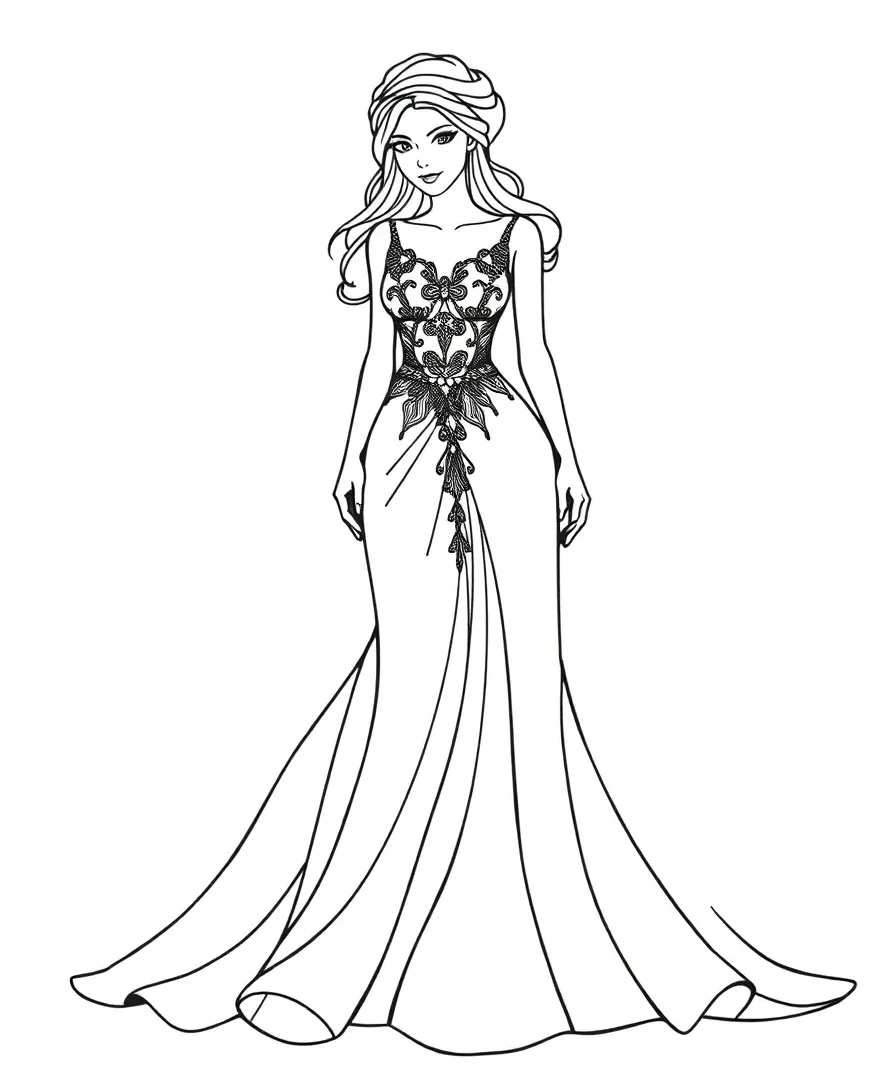 Elegant Evening Gown