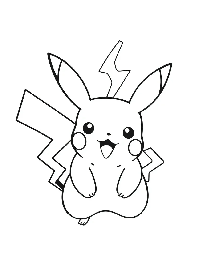 Pikachu with Lightning Bolt