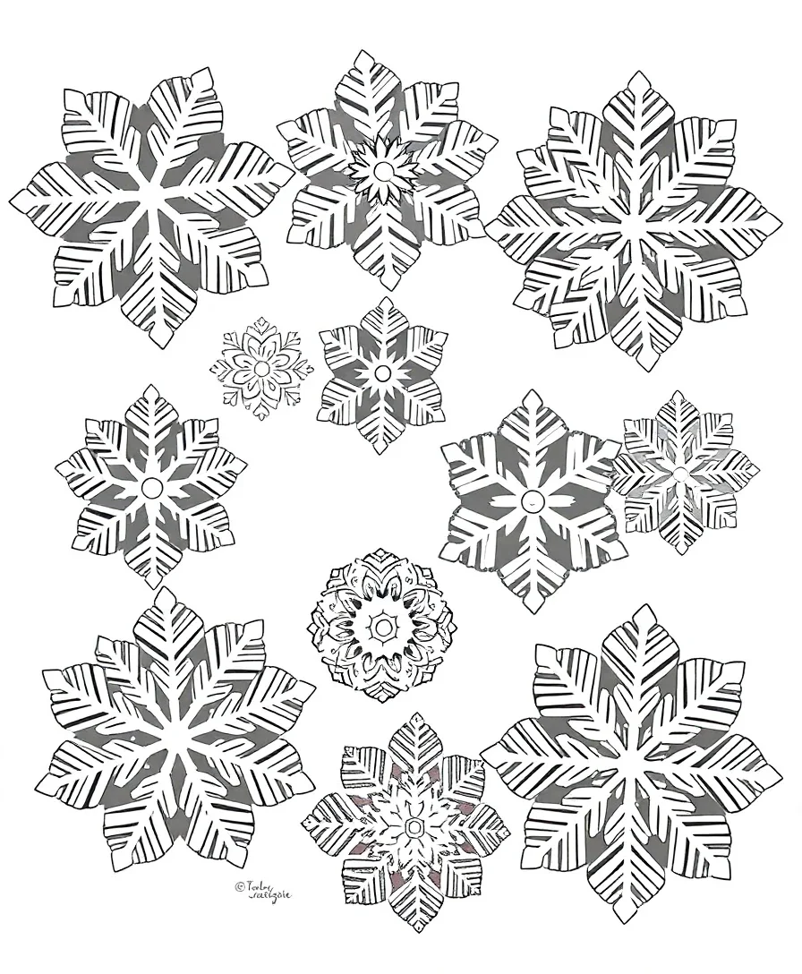 Whimsical Snowflakes