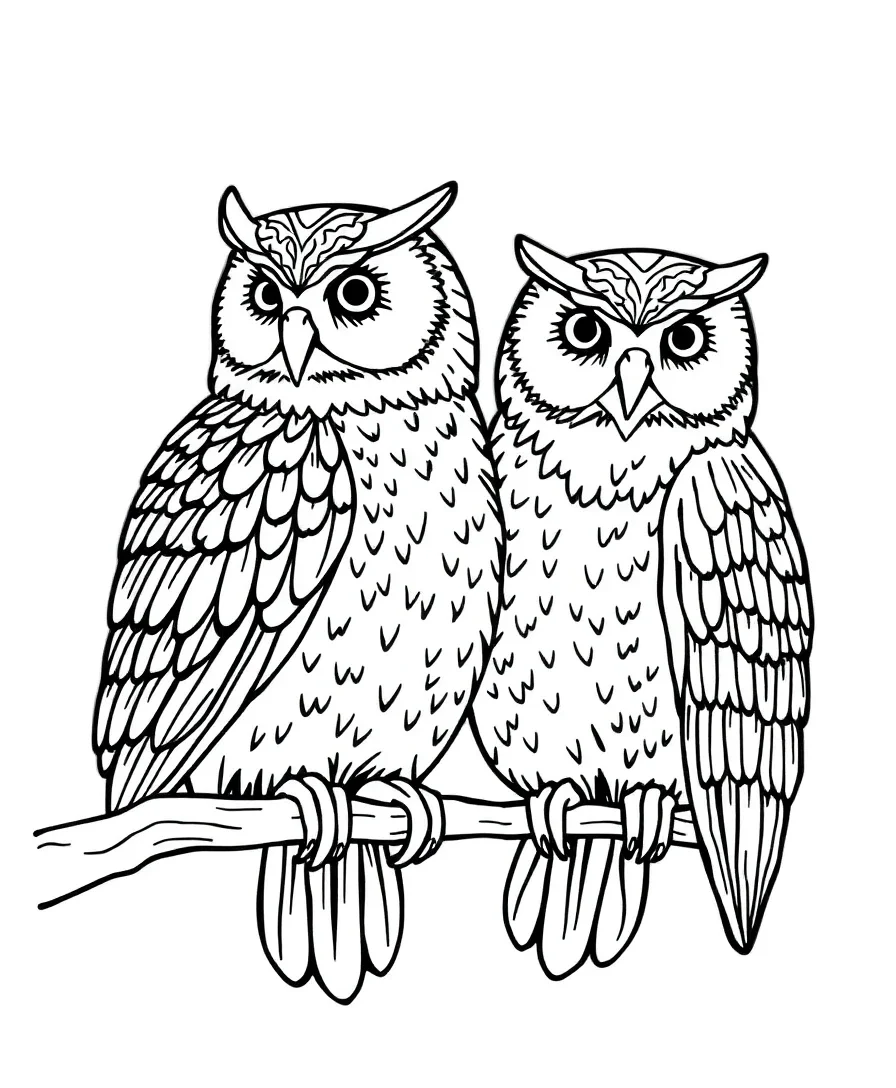 Whimsical Owls