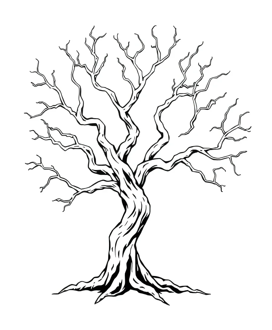 Spooky Tree Silhouette