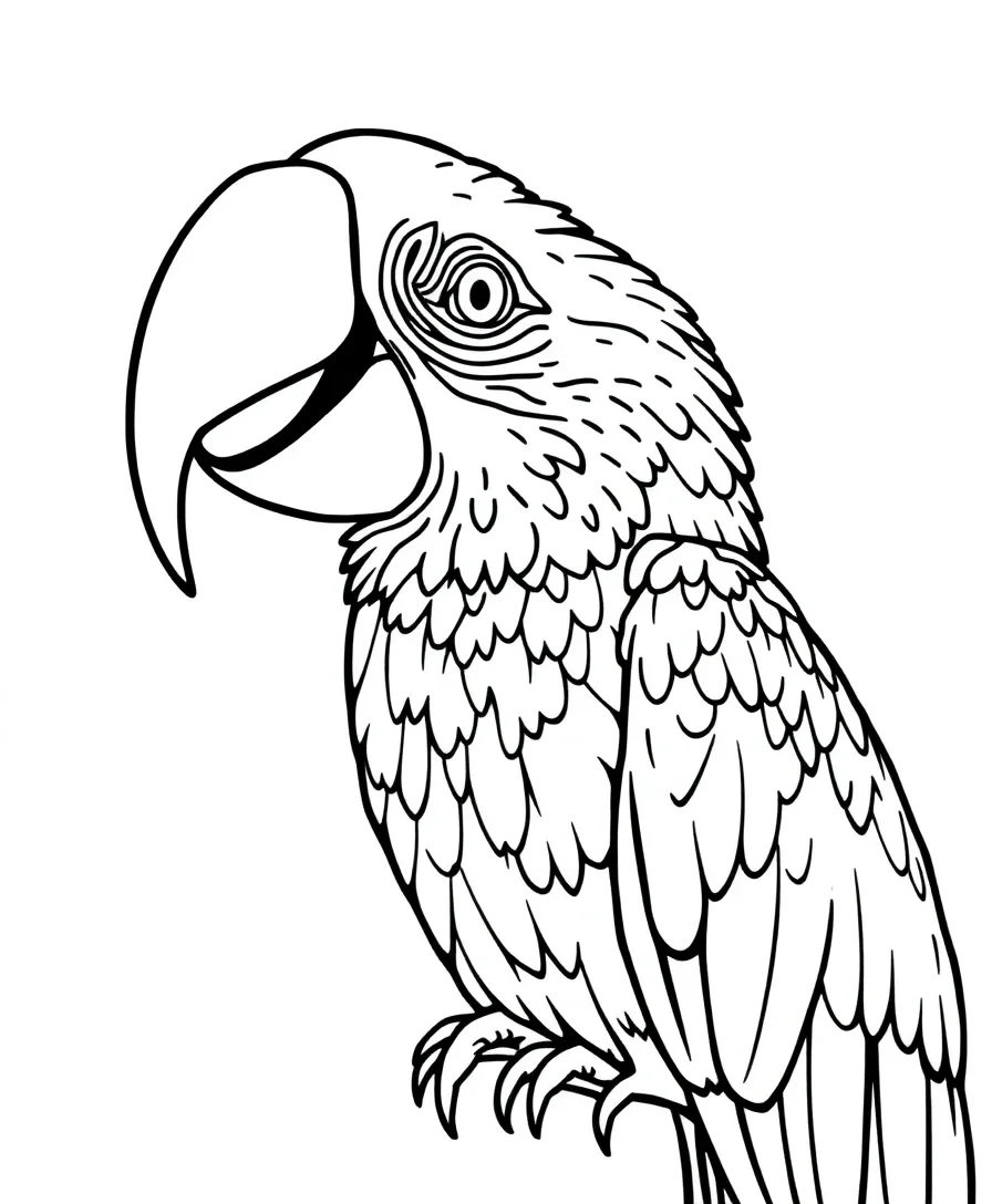 Vibrant Macaw