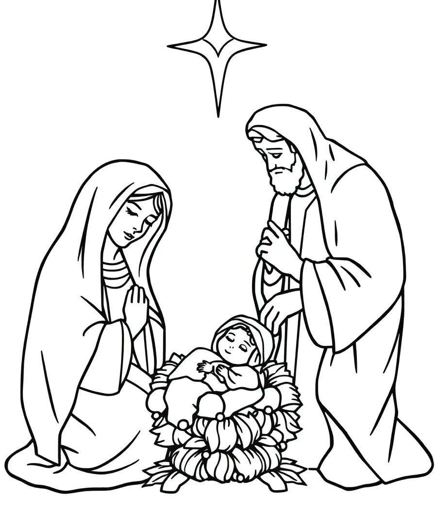 Charming Nativity Scene