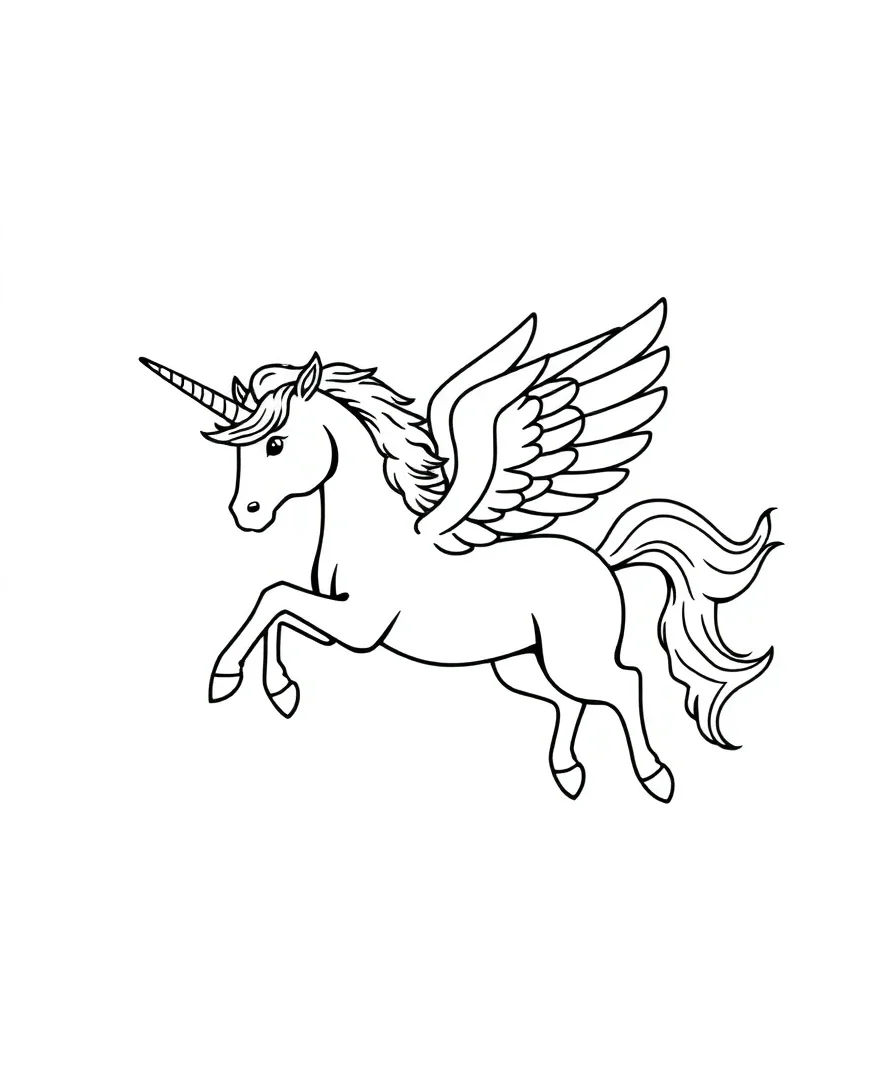 Unicorn in Flight